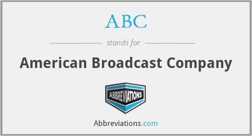 What is the abbreviation for american broadcast company?